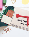 Birthday Mail Pop-Up Card
