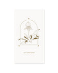 Lady Slipper Orchid Pop-Up Card