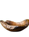 Round Teak Root Bowl