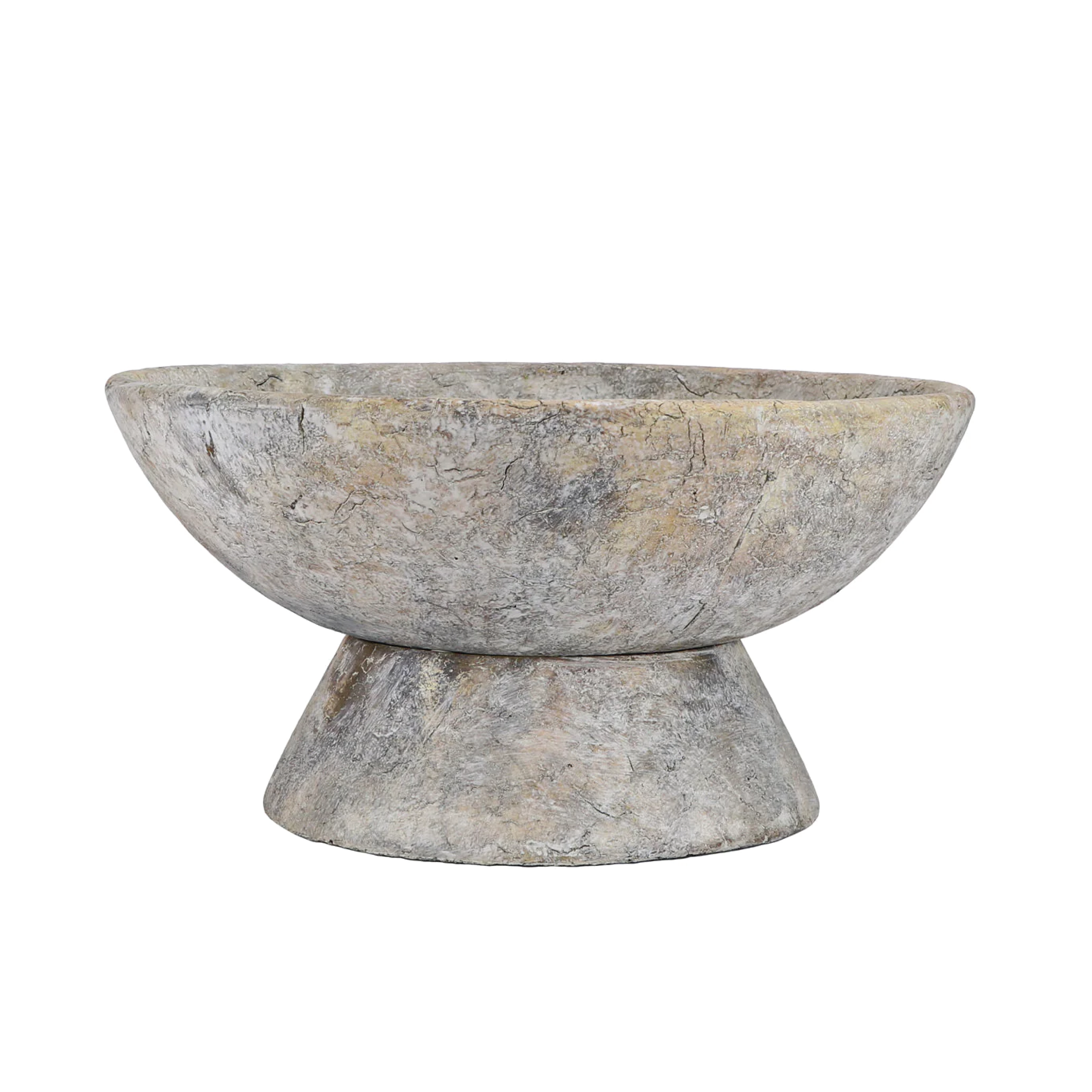 cement plant saucer Concrete Saucer Planter