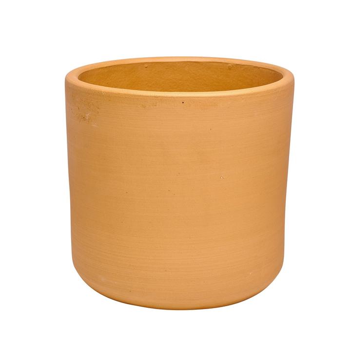deep pots for plants Terracotta Deep Cylinder 8" / Raw Clay