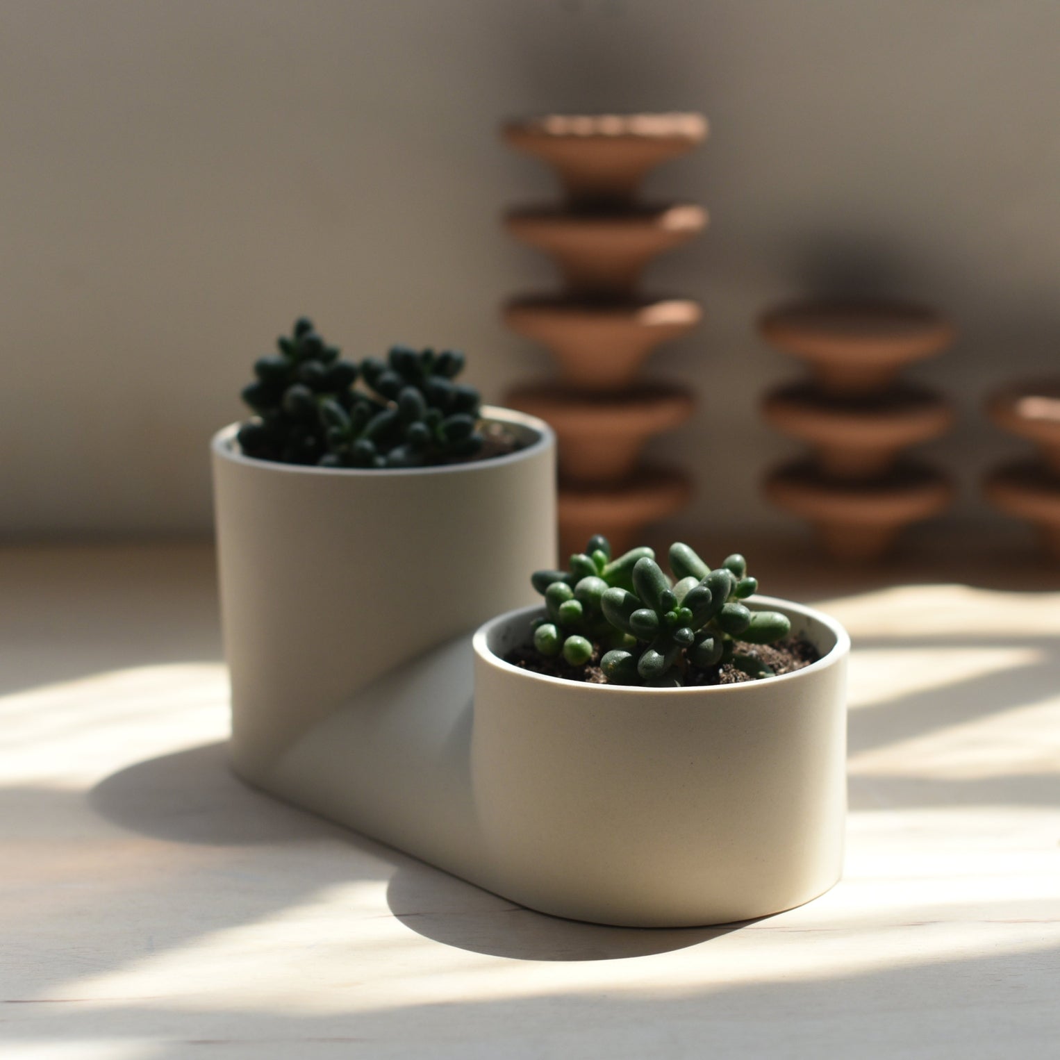 double flower pot planter Double Planter – Diameter Plants
