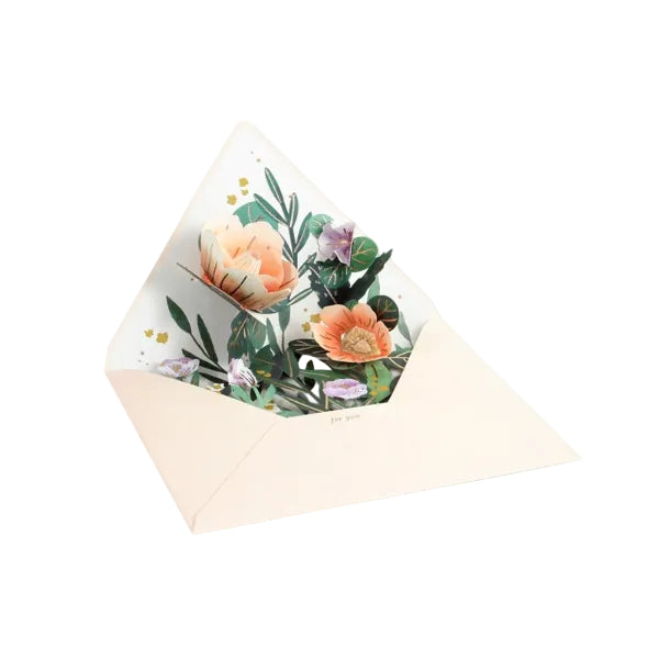 Wildflower Envelope Pop-Up Card